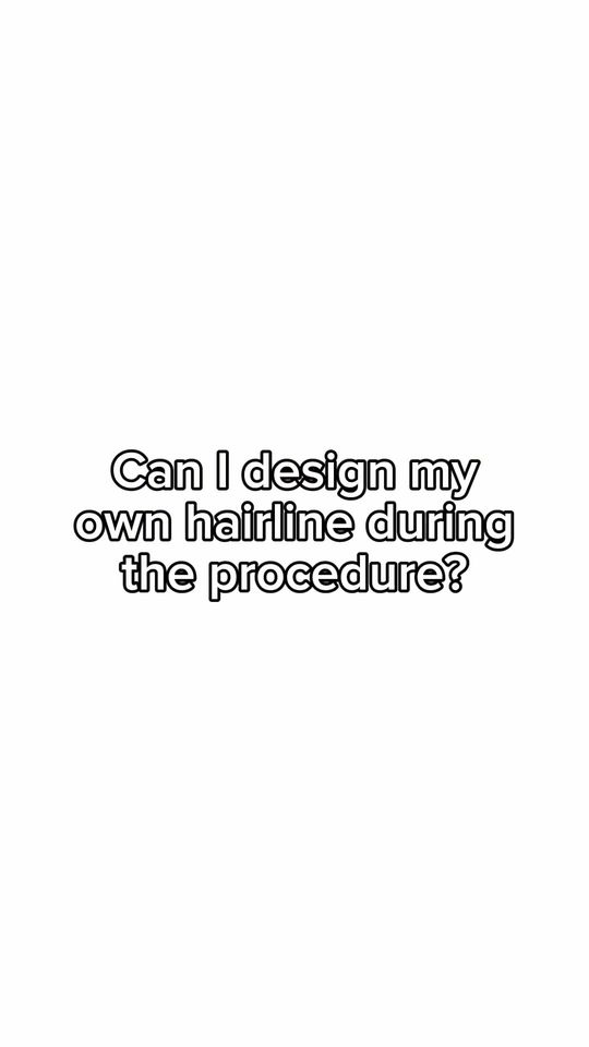 Video by Dr. John Kahen: Can you design your own hairline? Dr. Kahen with the answers 📝