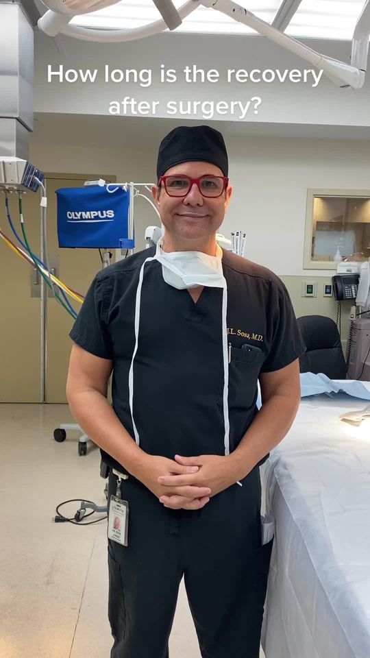 Video by Dr. Jorge Sosa: Dr. Sosa, How long is recovery time after surgery?