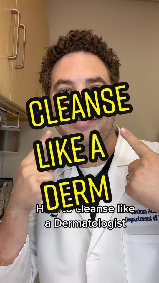 Video by Dr. Joshua Zeichner: Do you want to learn how to I’m teaming up with @cerave to show you the right way to cleanse your…