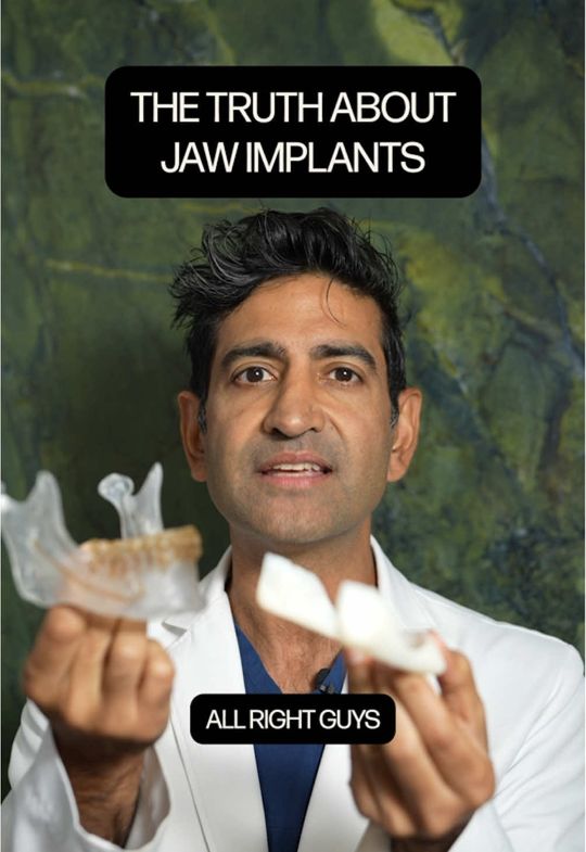 Video by Dr. Karan Dhir: How do Custom Jaw Implants work? 💉 Let’s chat about the gold standard for chin and jaw enhanceme…