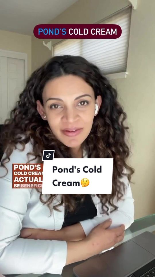 Video by Dr. Kaveri Karhade: Pond’s cold cream: YES ✅ Or NO ❌ It’s a very popular cream that you might have seen even your gra…
