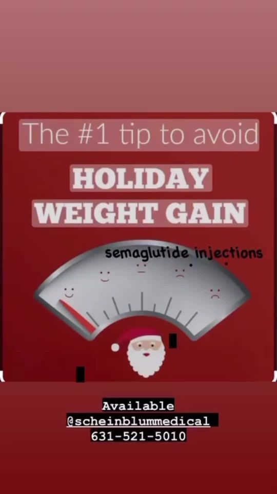 Video by Dr. Keith Scheinblum: Holidays can be challenging with all the gatherings, treats and food. We can help! Semaglutide we…