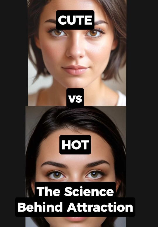 Video by Dr. Larry Fan: Ever wondered why we call some faces 'cute' and others 'hot'? 🤔 There's actually science behind…