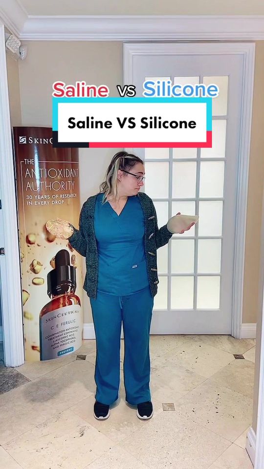 Video by Dr. Max Polo: The great debate: Saline vs. Silicone 🕵️