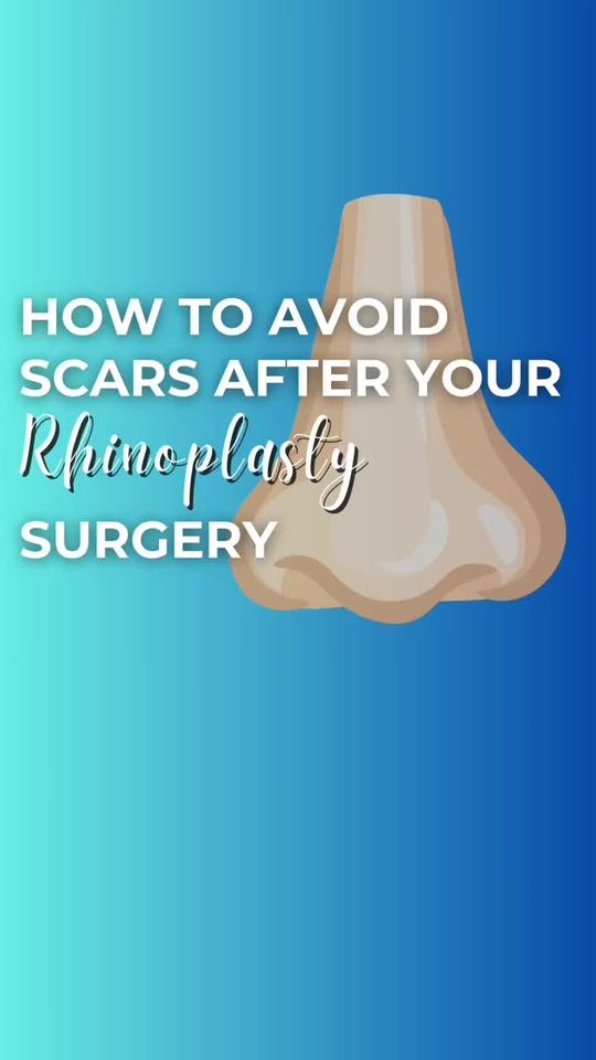 Video by Dr. Melyssa Hancock: If you want to avoid scars after your rhinoplasty 👃🏻 surgery, follow these recommendations and,…
