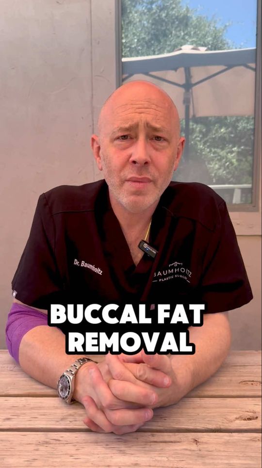 Video by Dr. Michael Baumholtz: Buccal fat removal, are we against it? No, but we are cautious because it may not be right for ev…