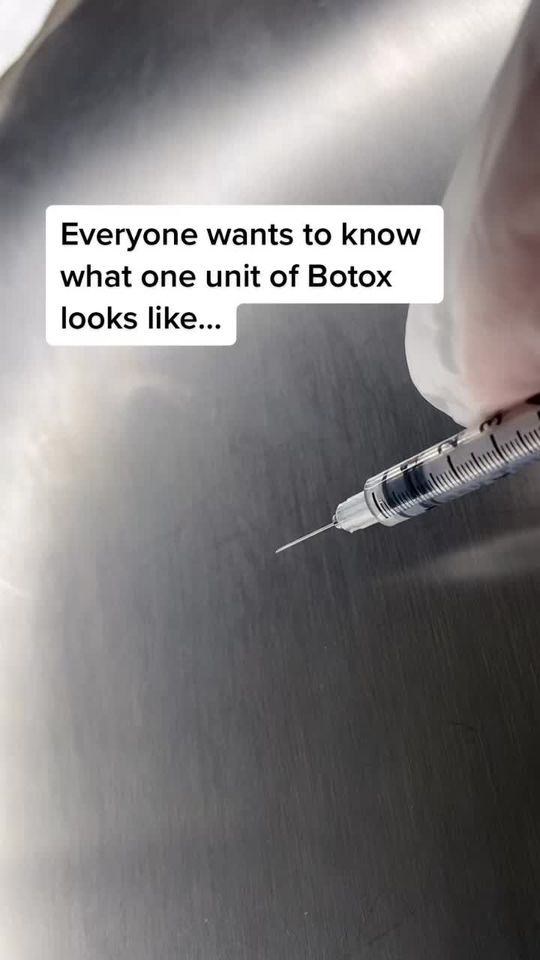 Video by Dr. Michael Kerin: How many units of Botox do you get? Here’s what one unit looks like.
