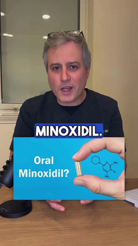 Video by Dr. Michael Wolfeld: Why would someone prefer to use oral minoxidil over the topical version? @drwolfeld shares what h…