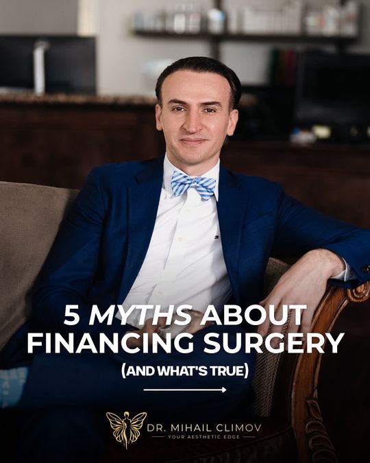 Video by Dr. Mihail Climov: Let’s talk about the biggest myths around financing plastic surgery — because there’s more flexib…