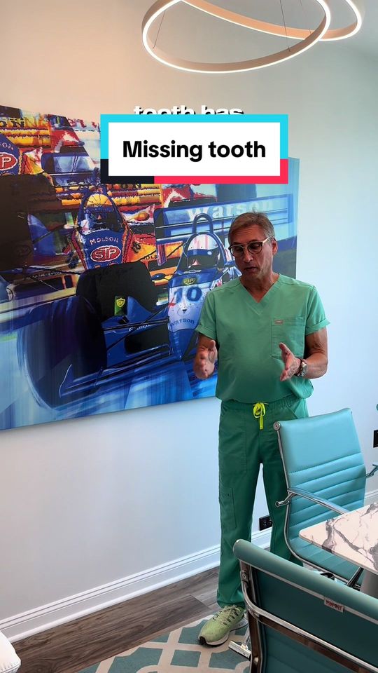 Video by Dr. Mitchell A. Josephs: Lost a tooth? 🤔 Watch to learn why it's not just about the gap in your smile.