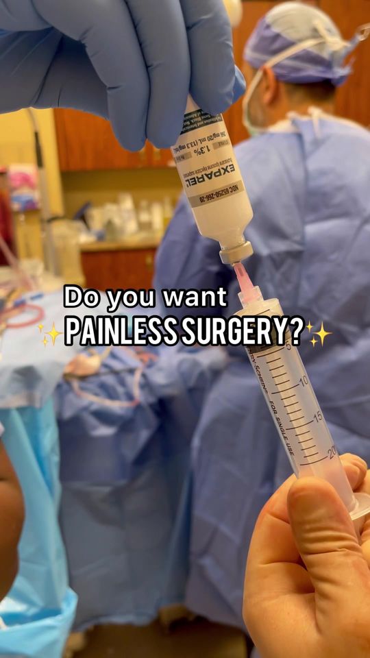 Video by Dr. Morad Askari: Who wouldn’t want to be pain free for the first 72 hours after surgery?!
