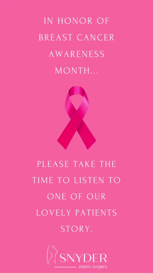 Video by Dr. Ned Snyder, IV: We want to continue to honor the strength and resilience of our breast cancer patients. Your cour…