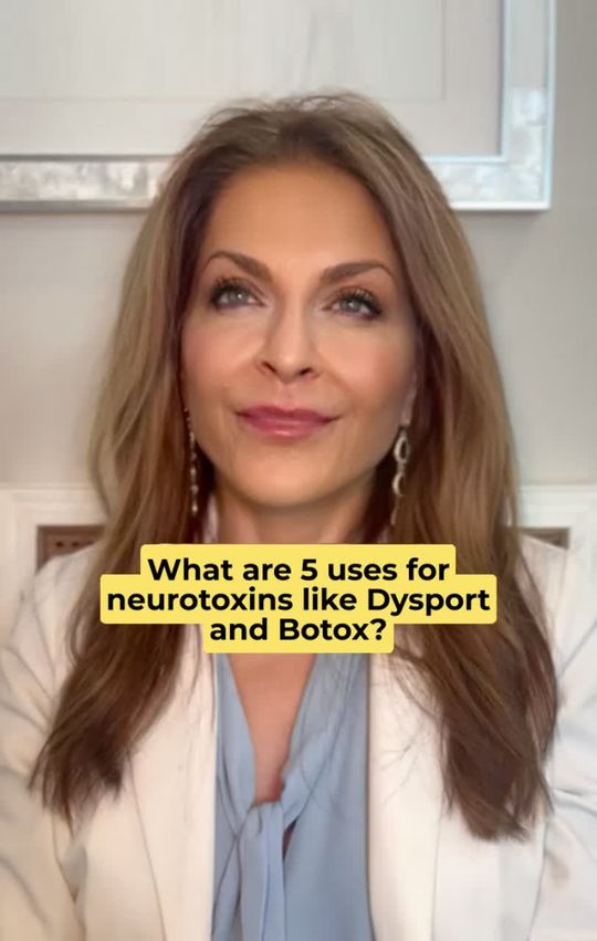 Video by Dr. Neda Vanden Bosch: Q&A with Dr. V What are 5 uses for neurotoxins like Dysport and Botox? Have questions? 🤔 Send us…