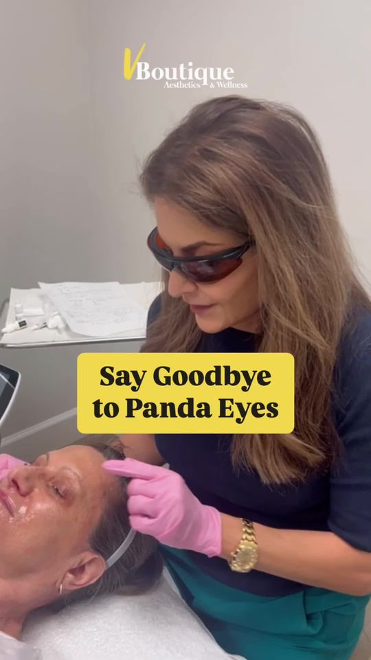 Video by Dr. Neda Vanden Bosch: 🌟 Say goodbye to tired eyes and hello to radiant skin! 🌟 ✨ Panda Eye Laser ✨ If dark circles an…