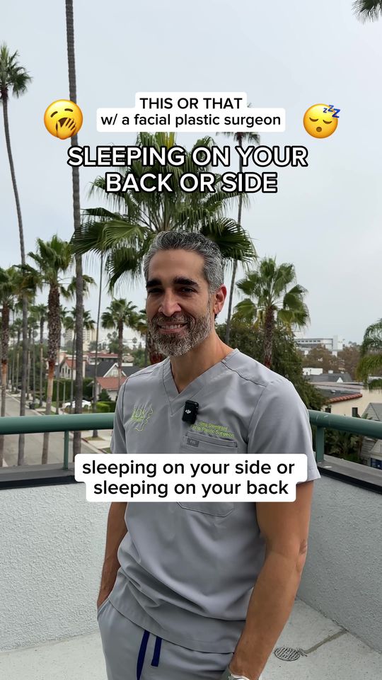 Video by Dr. Nima Shemirani: Do you sleep on your side or your back? 👀
