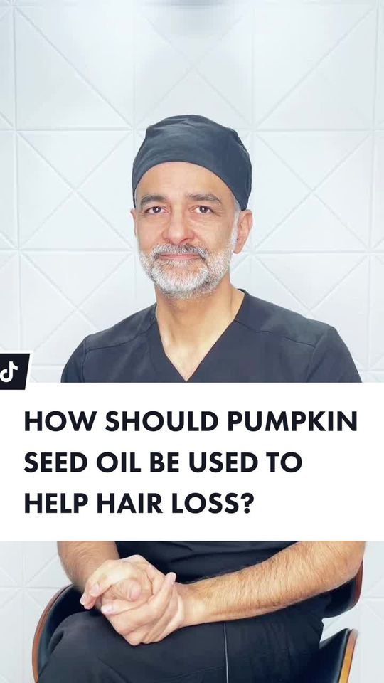 Video by Dr. Parsa Mohebi: HOW SHOULD PUMPKIN SEED OIL BE USED TO HELP HAIR LOSS? |