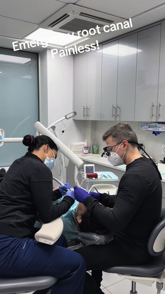 Video by Dr. Peter Mann: Emergency root canal to get this patient out of pain on Saturday.