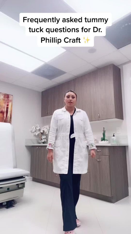 Video by Dr. Phillip R. Craft: Frequently asked questions for tummy tuck procedure. Follow us on IG! Body.by.craft