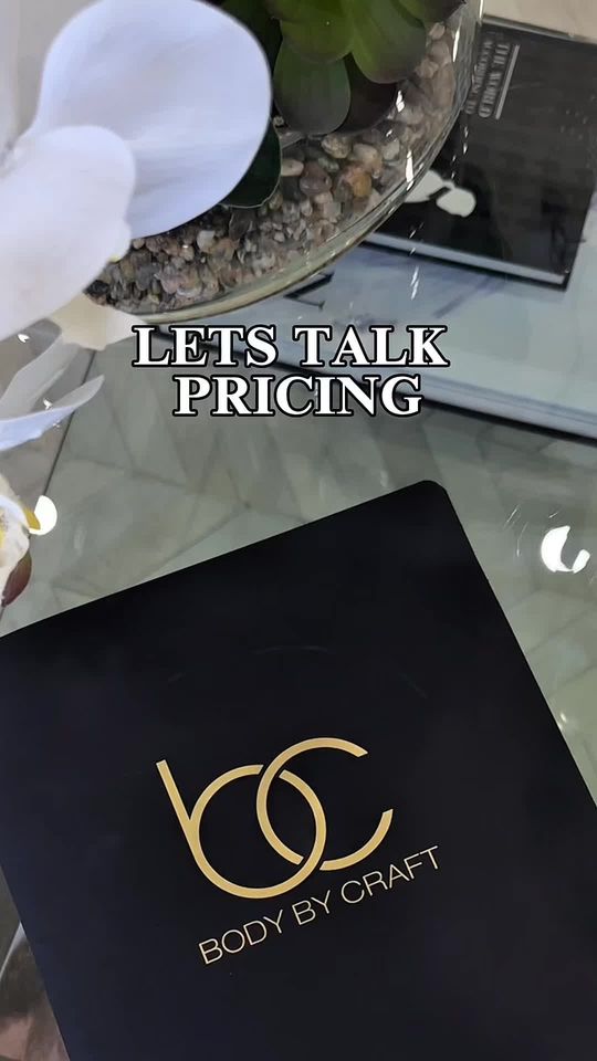 Video by Dr. Phillip R. Craft: Lets talk pricing at Body By Craft