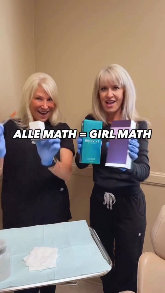 Video by Dr. Reza Sadrian: 💖 Alle Member Math = Girl Math! 💖 When you’re an Alle member, every treatment feels like a fabu…
