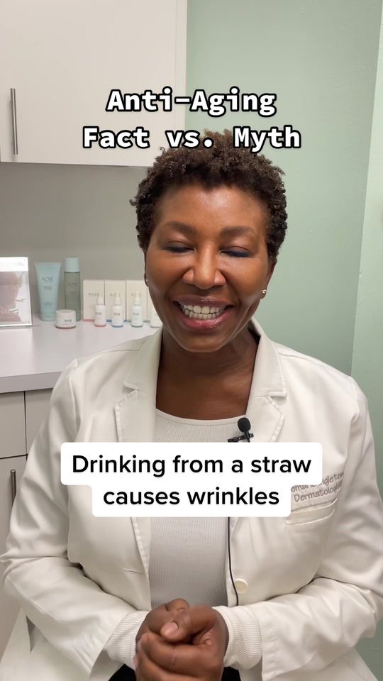 Video by Dr. Rosemarie Ingleton: Can drinking from a straw cause wrinkles?