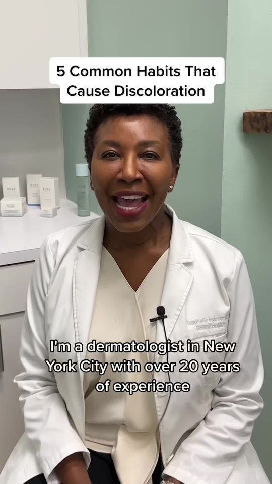 Video by Dr. Rosemarie Ingleton: Going over five common habits that can lead to unwanted discoloration.