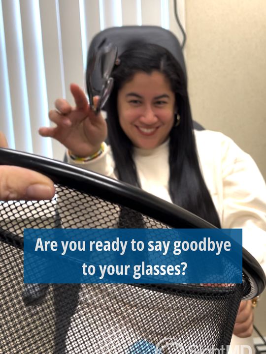 Video by Dr. Samuel Baharestani: POV: You just had LASIK at SightMD and never have to wear glasses again 👋🤓 You could be next 👀…