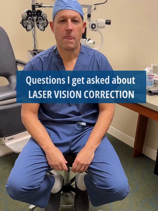 Video by Dr. Samuel Baharestani: 👀 Thinking about ditching glasses or contacts? Dr. Jordan Garelick is answering your most common…
