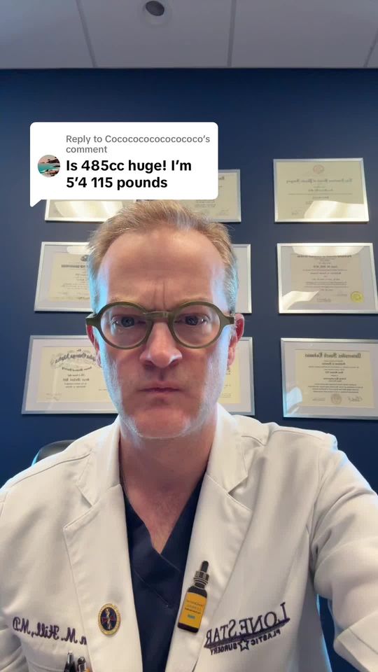 Video by Dr. Sean Hill: Replying to @Cococococococococo how do you choose breast implant sizes