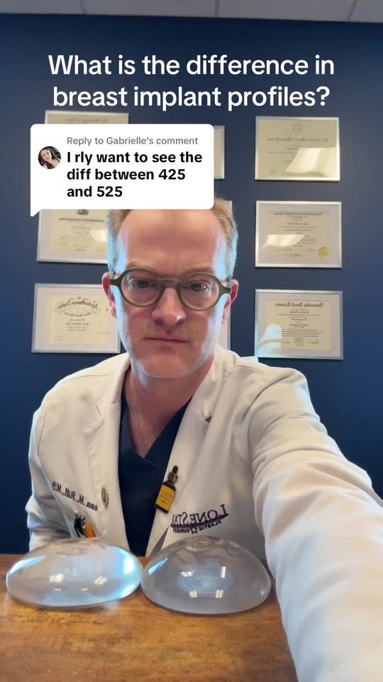 Video by Dr. Sean Hill: Replying to @Gabrielle are all 415cc breast implants the same??