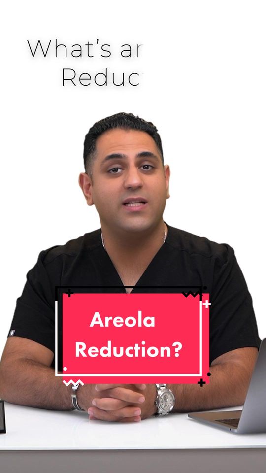 Video by Dr. Sean Satey: Areola reduction. #