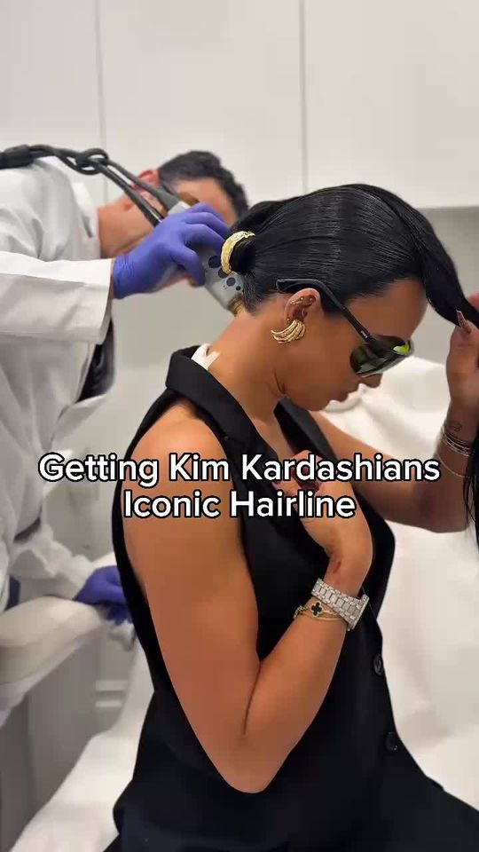 Video by Dr. Simon Ourian: Achieve a flawlessly sleek hairline like Kim Kardashian with our non-surgical hair removal treatm…