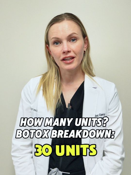 Video by Dr. Steven Swengel: How many units of do you need to treat your face? Well, it depends on which areas you're focusing…
