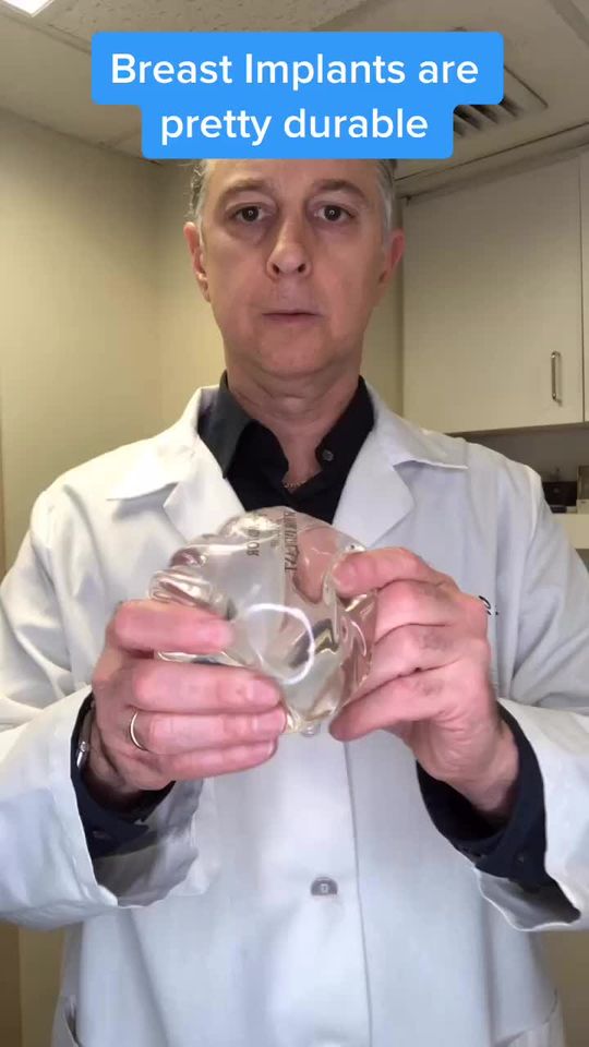 Video by Dr. Steven Wallach: Breast implants are durable