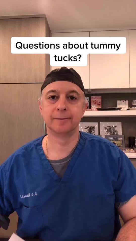 Video by Dr. Steven Wallach: Questions about tummy tucks.