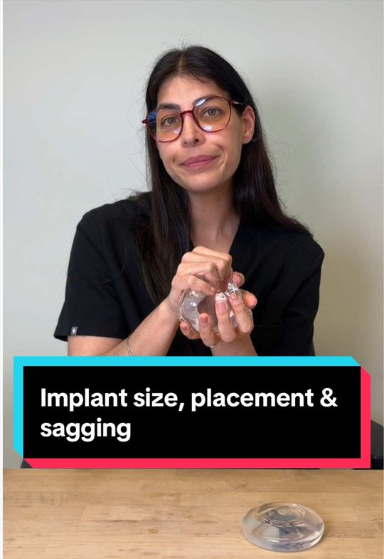 Video by Dr. Tanya Judge: Larger implants = more stretch = more inflammation = higher risk of sagging over time.