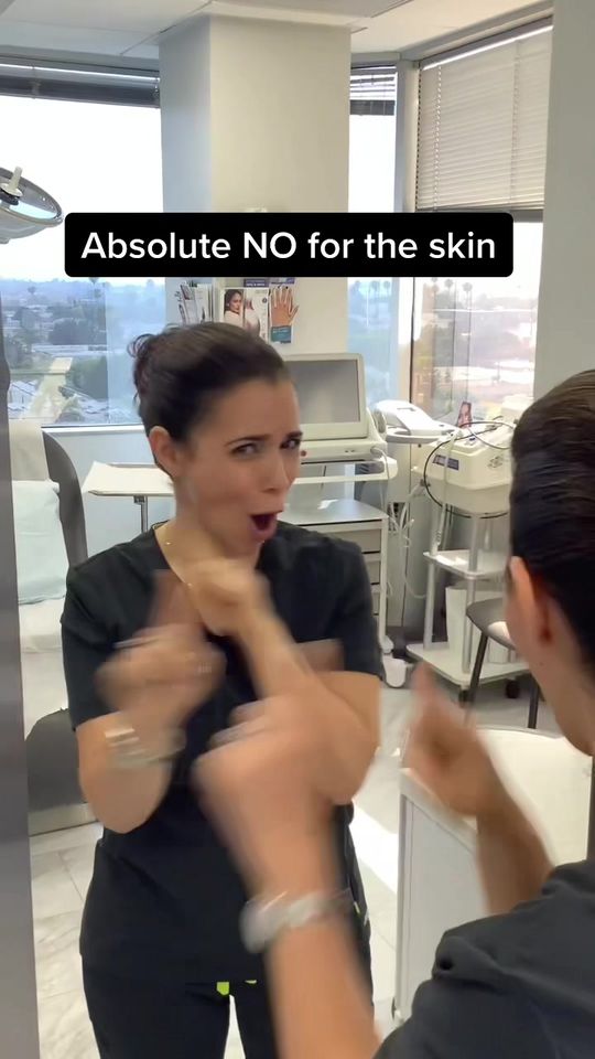 Video by Dr. Tanya Kormeili: Abdolute NO for the skin for a dermatologist😁 Get that skin glowing!