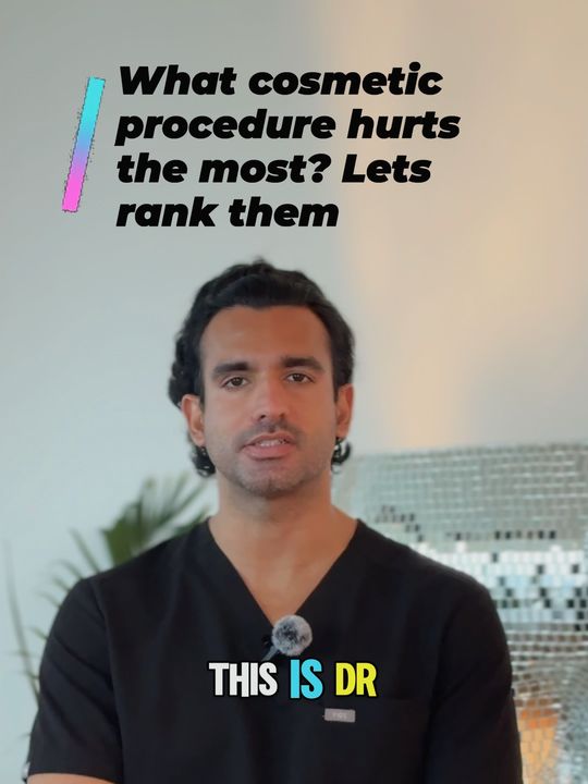 Video by Dr. Vipul Gargya: 💉 What’s the MOST PAINFUL cosmetic procedure? Let’s rank them! 👀 From "barely a pinch" to "ouch…