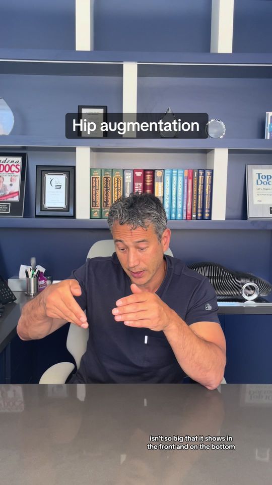Video by Dr. Walter Joseph: Patients often wonder about the safety and methods of hip augmentation. 🤔🦵 Let's break it down…