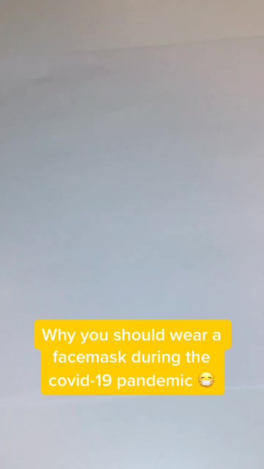 Video by Dr. William Aiello: Why you should wear a facemask